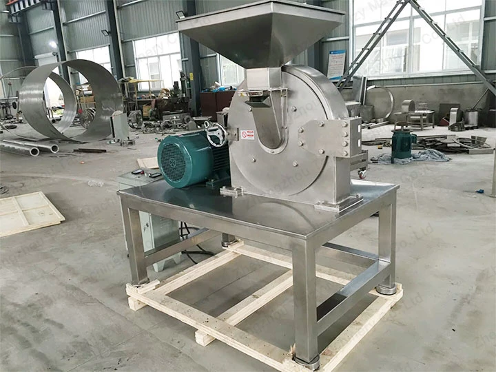 shipment picture of dry ginger grinding machine