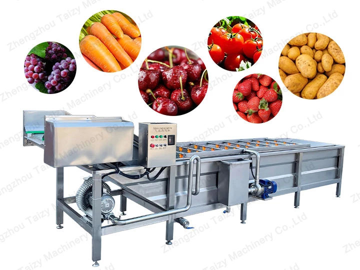 air bubble vegetable washing machine for sale