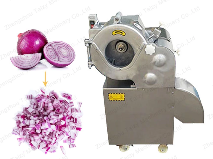 electric onion dicing machine