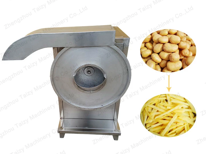 máquina de corte de batata