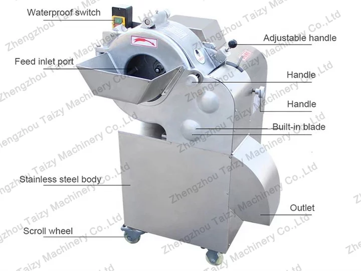 automatic carrot dicer machine parts