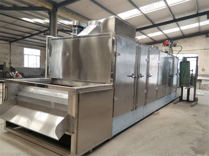 belt type drying and cooling machine