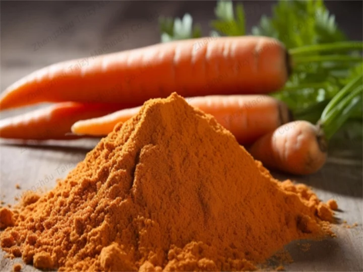 carrot powder