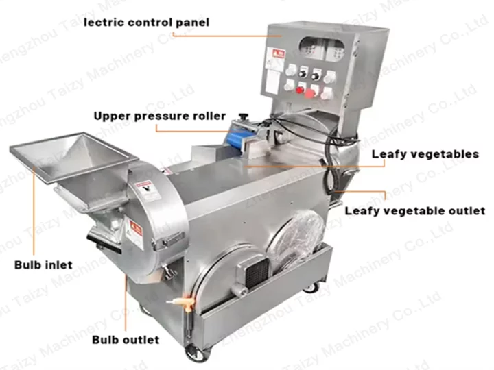 double head commercial vegetable cutter