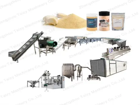 garlic powder making plant