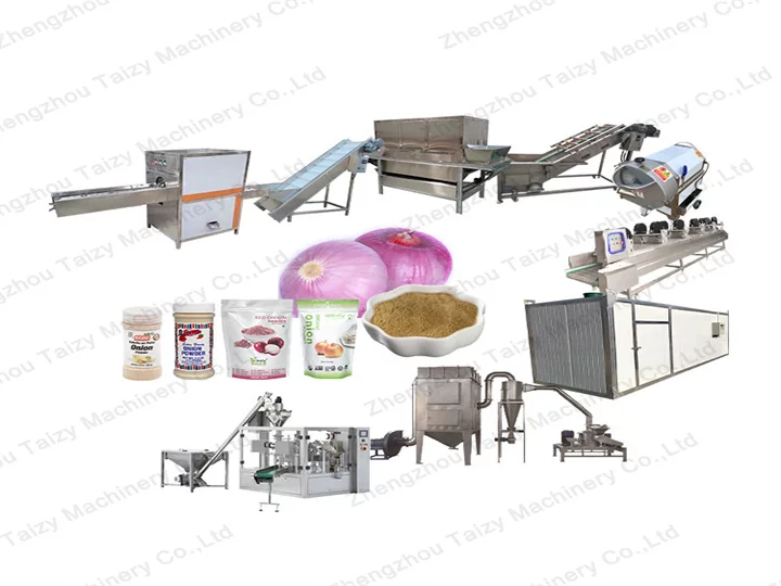 onion powder production line