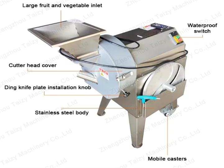 single head vegetable cutter for commercial use