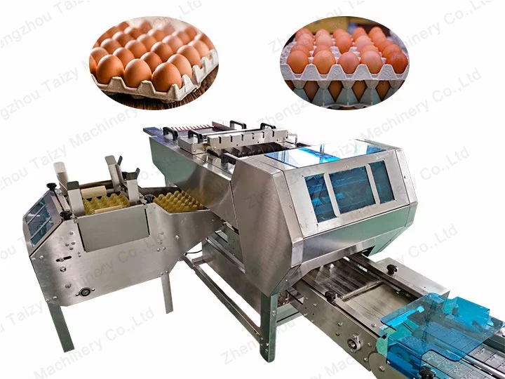 máquina de carga de huevos