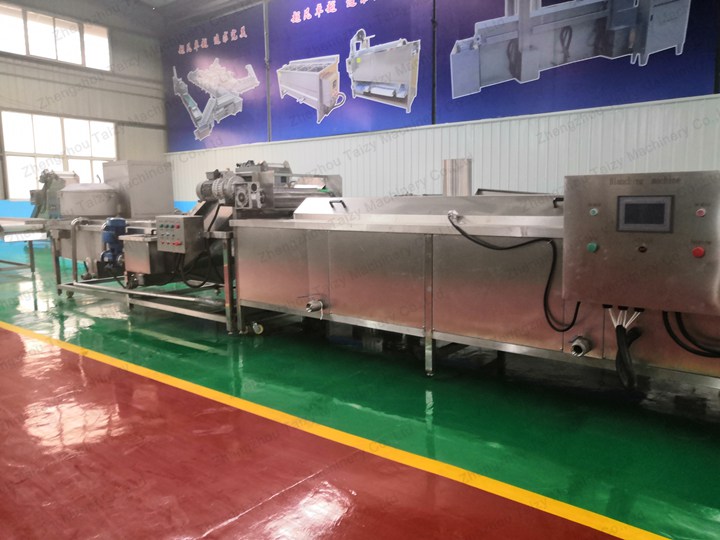 Máquina de escaldado