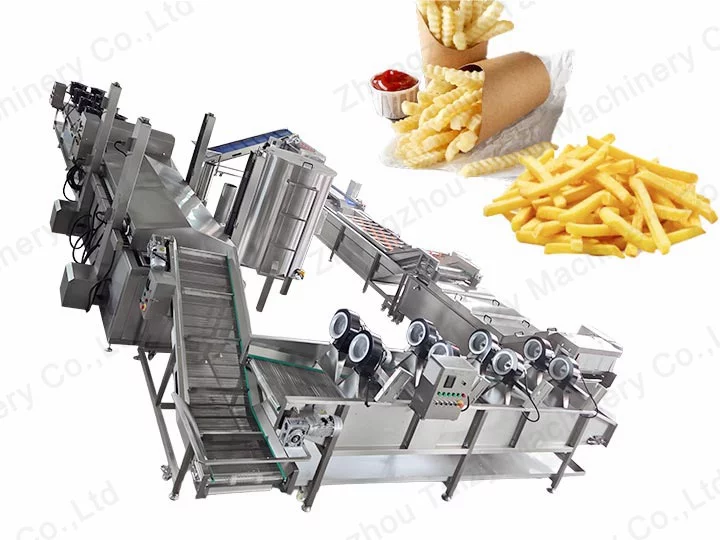 フライドポテト製造ライン
