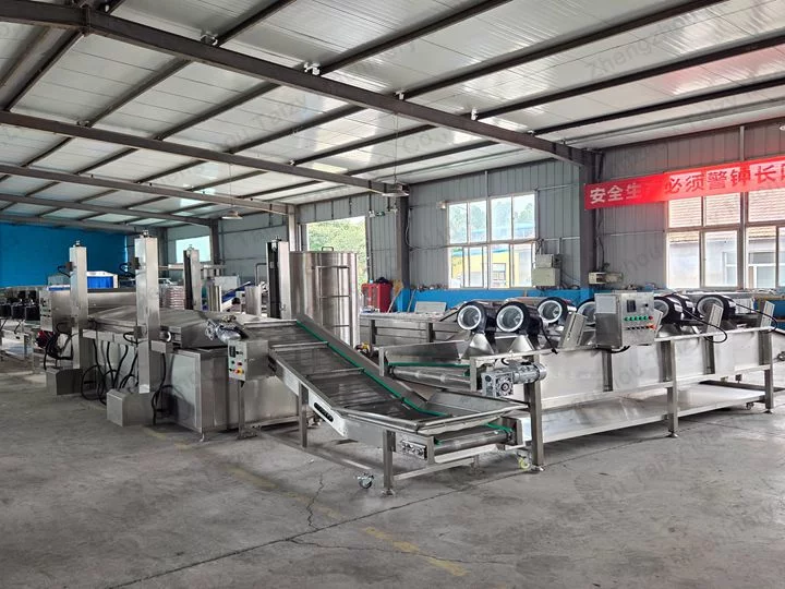 potato processing line
