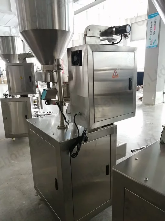 Electronic control on the top and motor on the bottom