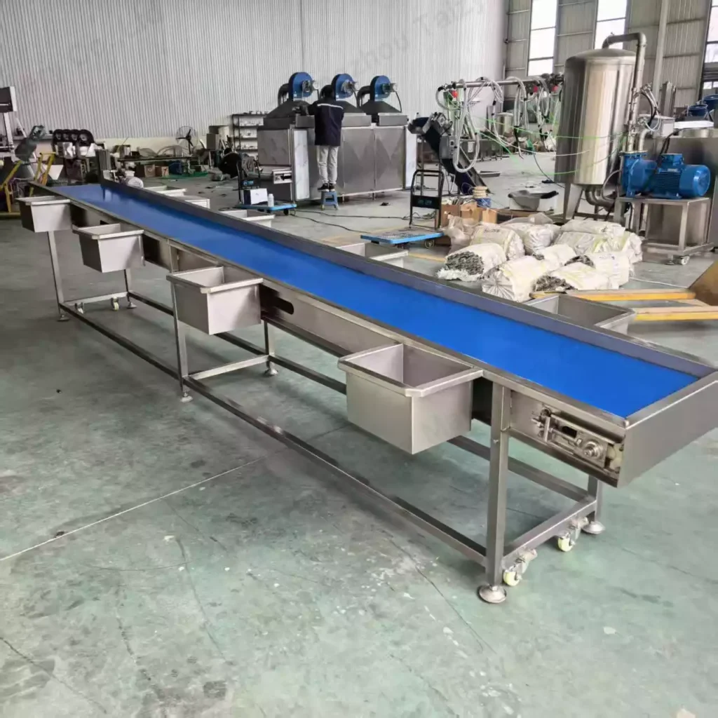 Sorting conveyor belt