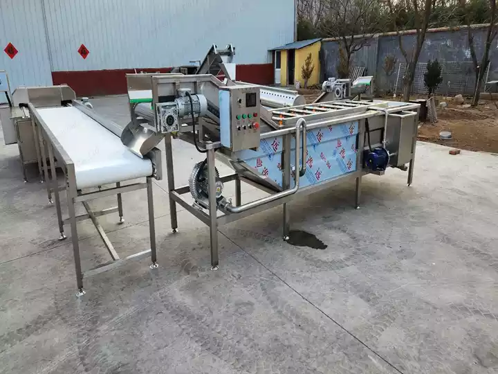 chicken feet peeling cleaning line