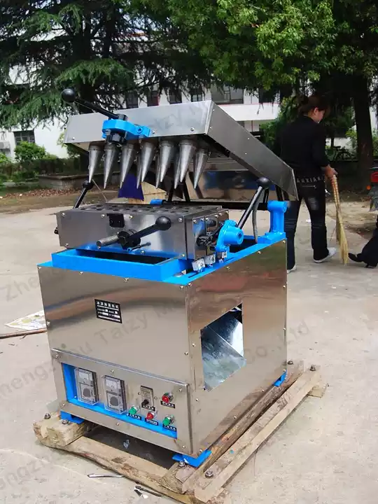 12 head automatic ice cream cone making machine