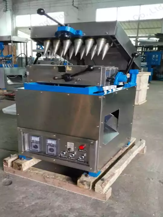 12 head electric sugar cone baking machine