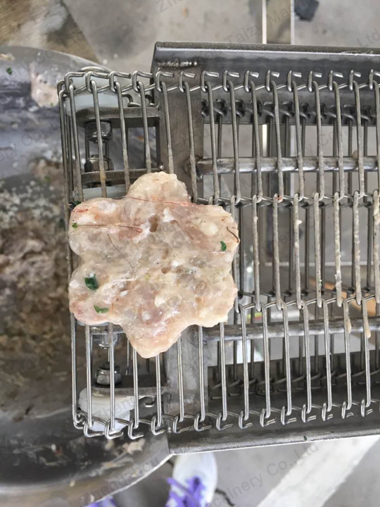 Star-shaped meat patties