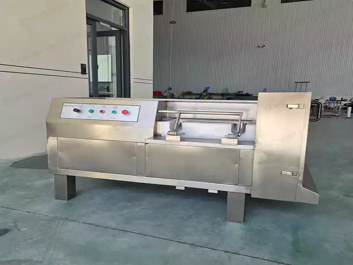 automatic frozen meat cube cutting machine