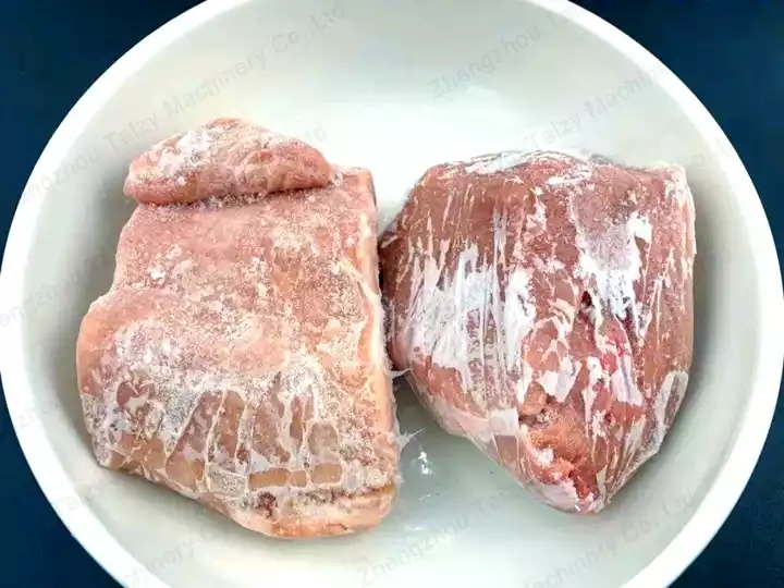 frozen meat