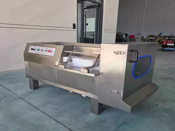 high efficiency frozen meat dicer machine
