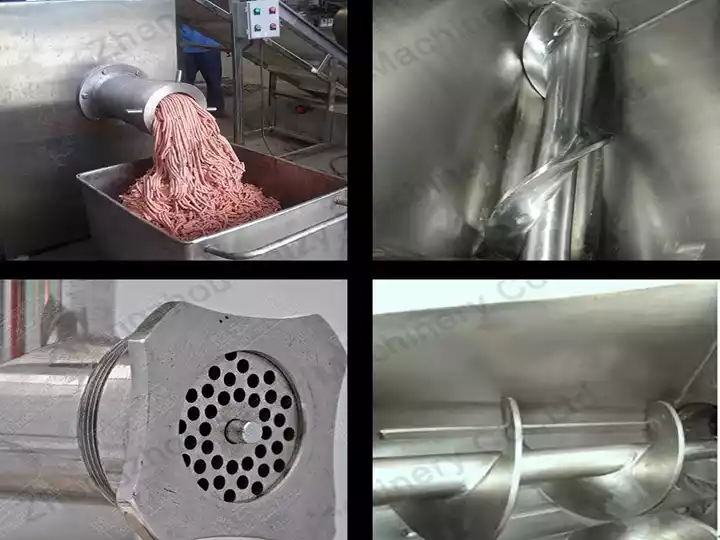 heavy duty frozen meat block grinder