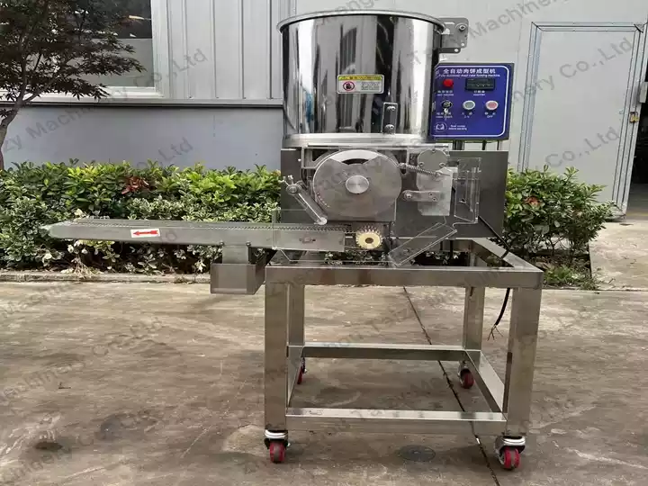 Commercial hamburger patty making machine