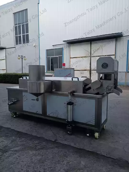 Oil‑saving frying machine for food factory