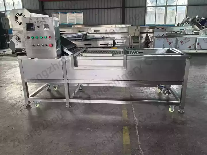 Temperature controlled continuous fryer