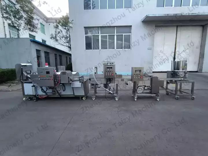 Turnkey fried patty manufacturing plant
