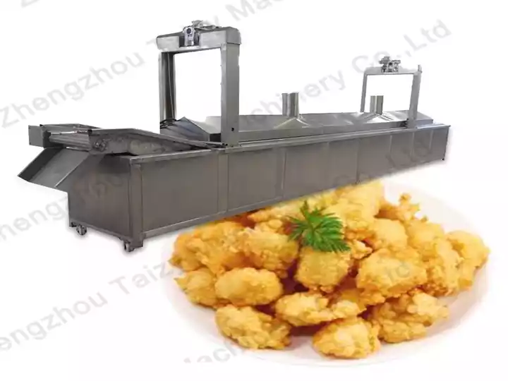 continuous frying machine
