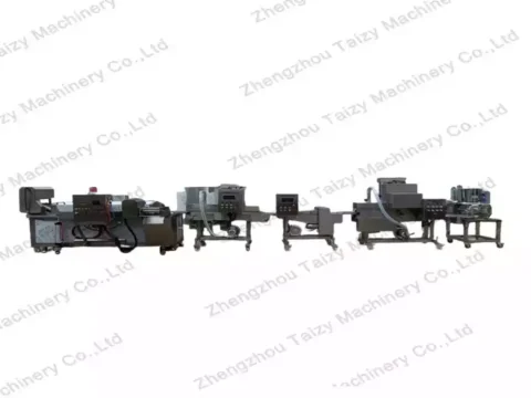 hamburger patty processing production line